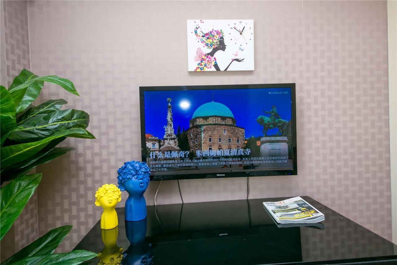 Qingdao Lejiaxuan Boutique Apartment International Convention Center Branch מראה חיצוני תמונה