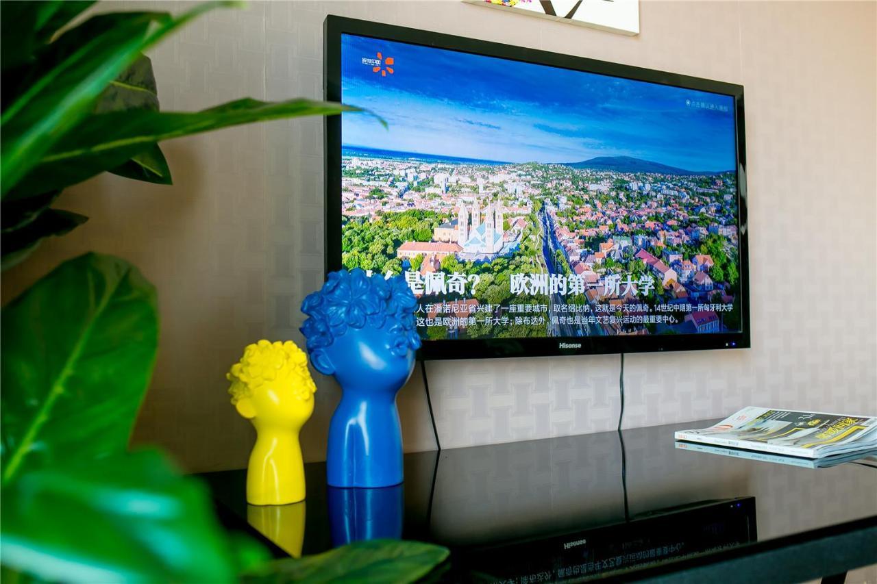Qingdao Lejiaxuan Boutique Apartment International Convention Center Branch מראה חיצוני תמונה