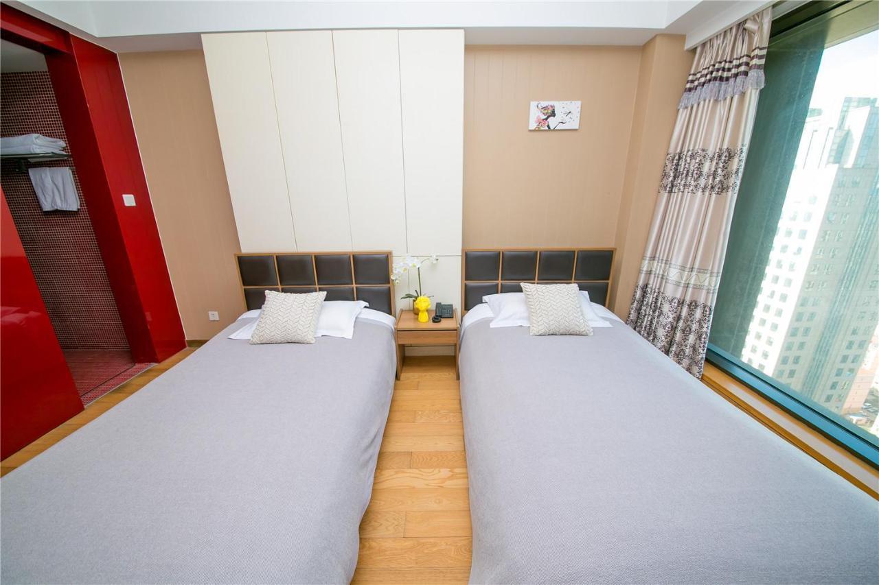 Qingdao Lejiaxuan Boutique Apartment International Convention Center Branch מראה חיצוני תמונה