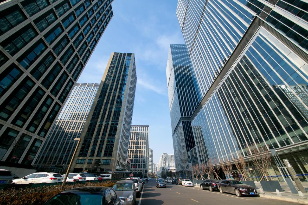 Qingdao Lejiaxuan Boutique Apartment International Convention Center Branch מראה חיצוני תמונה
